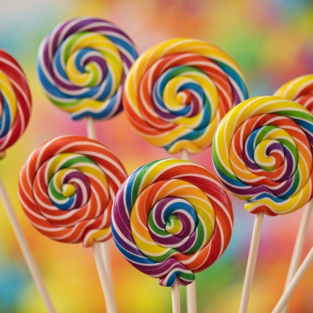 Rainbow Swirl Pops